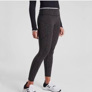 Athleta Rainier Reflective Printed Tight